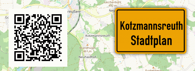Stadtplan Kotzmannsreuth