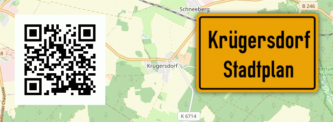 Stadtplan Krügersdorf