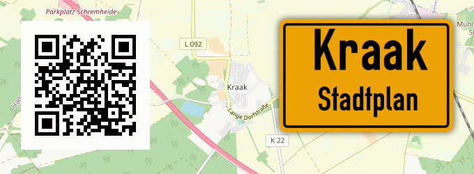 Stadtplan Kraak