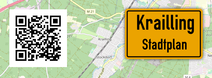 Stadtplan Krailling