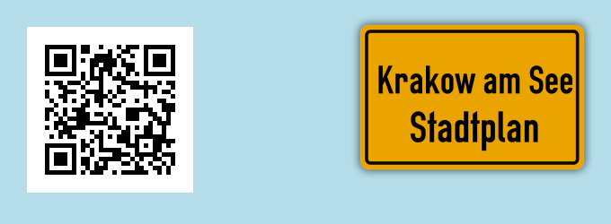 Stadtplan Krakow am See