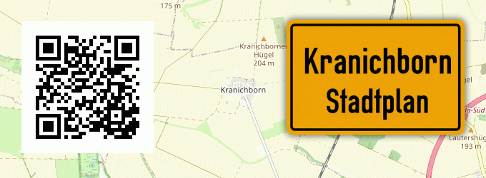 Stadtplan Kranichborn