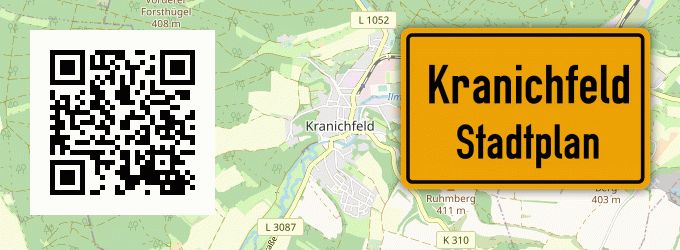 Stadtplan Kranichfeld