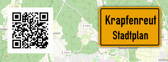 Stadtplan Krapfenreut
