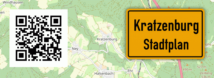 Stadtplan Kratzenburg