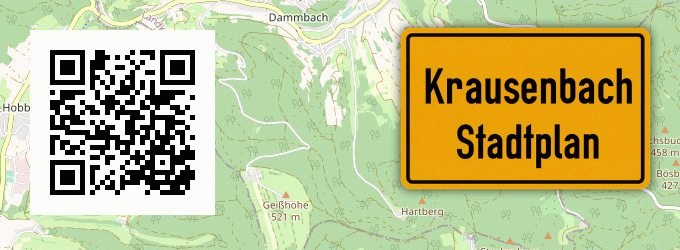 Stadtplan Krausenbach