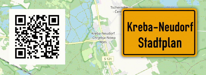 Stadtplan Kreba-Neudorf