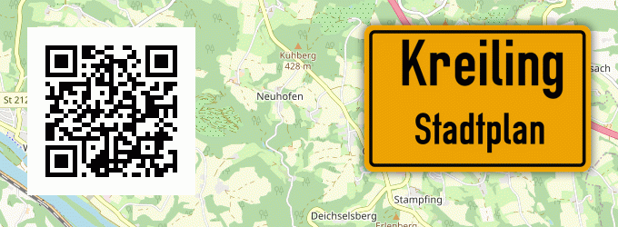 Stadtplan Kreiling, Oberbayern