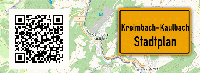 Stadtplan Kreimbach-Kaulbach