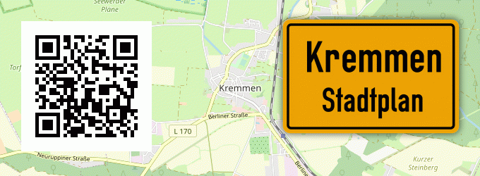Stadtplan Kremmen