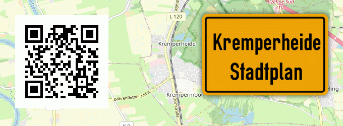 Stadtplan Kremperheide