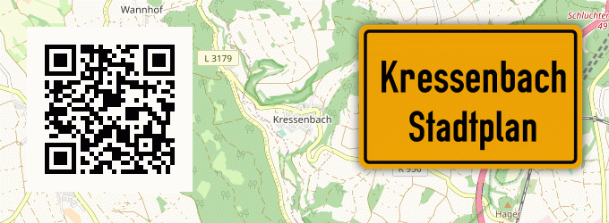 Stadtplan Kressenbach