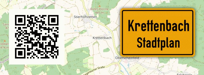 Stadtplan Krettenbach