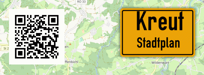 Stadtplan Kreut, Oberbayern