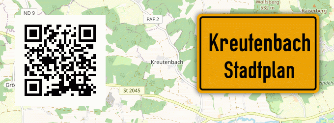 Stadtplan Kreutenbach