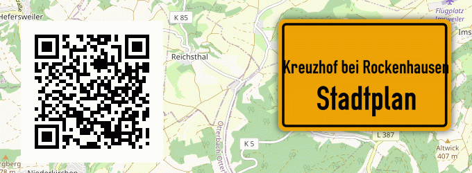 Stadtplan Kreuzhof bei Rockenhausen