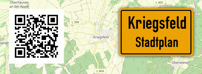 Stadtplan Kriegsfeld