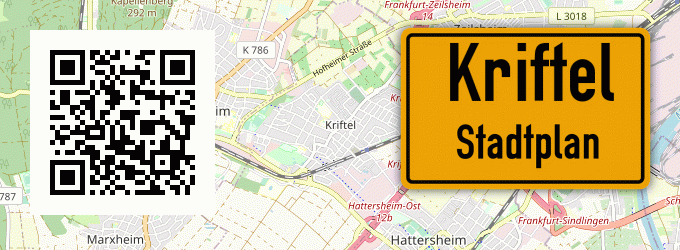 Stadtplan Kriftel