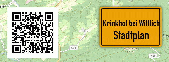 Stadtplan Krinkhof bei Wittlich