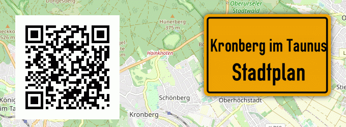 Stadtplan Kronberg im Taunus