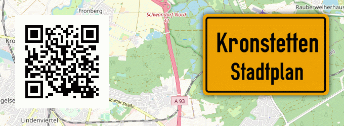 Stadtplan Kronstetten