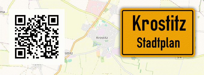 Stadtplan Krostitz