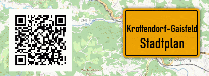 Stadtplan Krottendorf-Gaisfeld