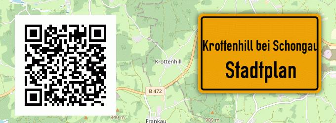 Stadtplan Krottenhill bei Schongau