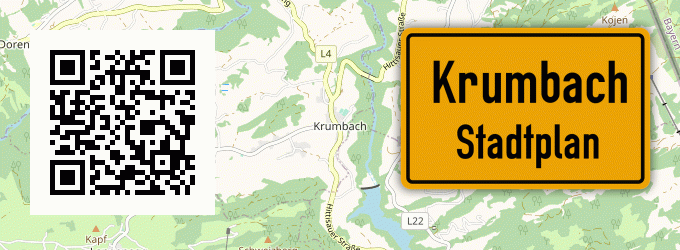 Stadtplan Krumbach, Westerwald