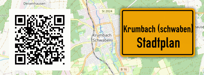 Stadtplan Krumbach (Schwaben)