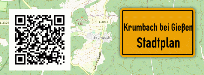 Stadtplan Krumbach bei Gießen