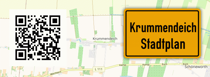 Stadtplan Krummendeich