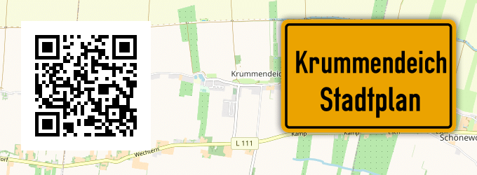 Stadtplan Krummendeich