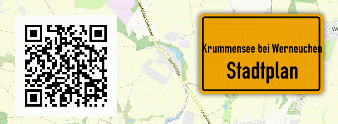 Stadtplan Krummensee bei Werneuchen