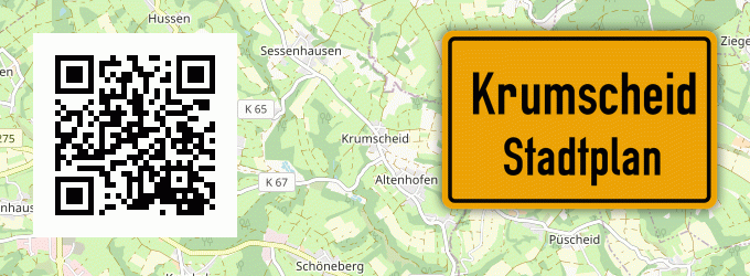 Stadtplan Krumscheid, Westerwald