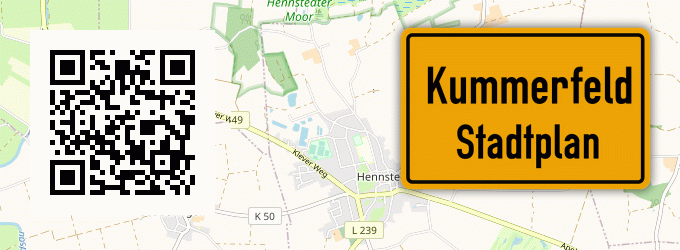 Stadtplan Kummerfeld, Dithmarschen