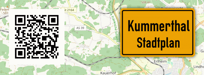 Stadtplan Kummerthal