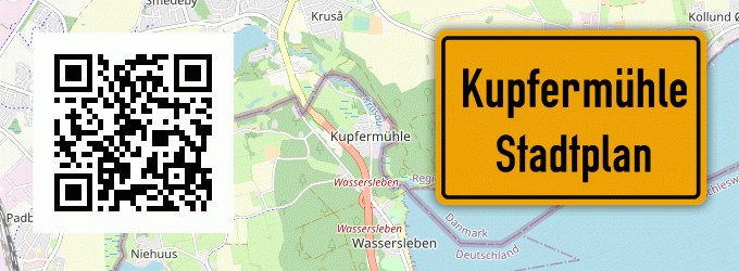 Stadtplan Kupfermühle