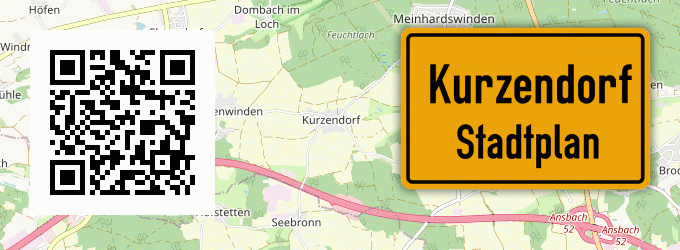 Stadtplan Kurzendorf, Mittelfranken
