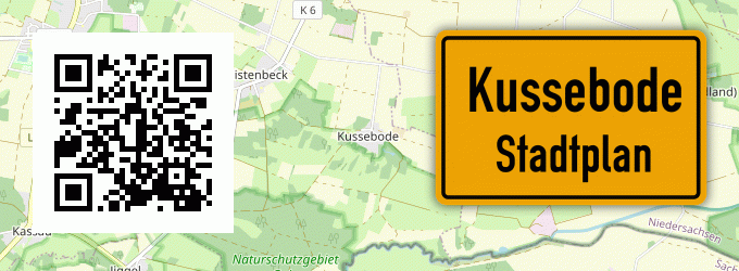 Stadtplan Kussebode