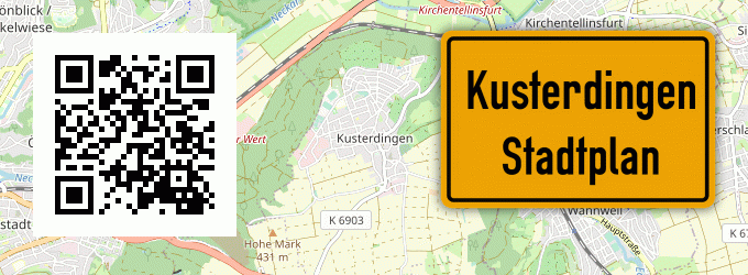 Stadtplan Kusterdingen