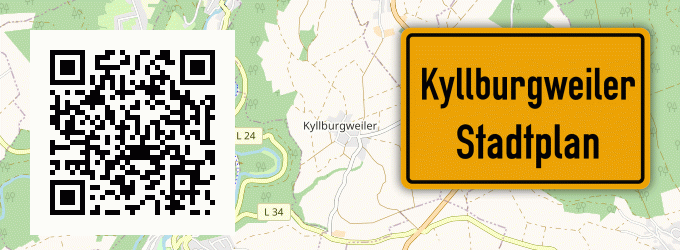 Stadtplan Kyllburgweiler