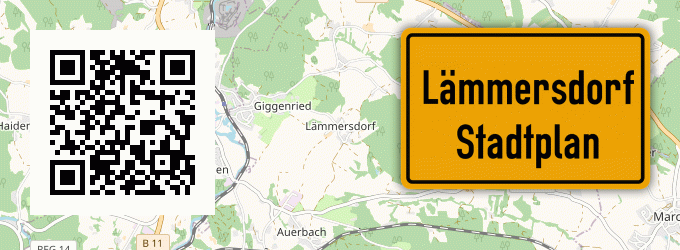 Stadtplan Lämmersdorf
