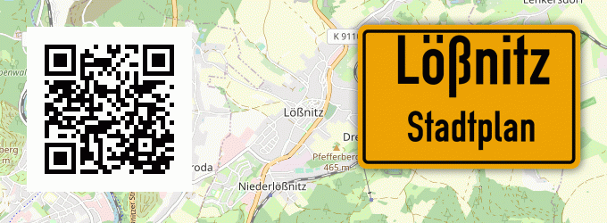 Stadtplan Lößnitz
