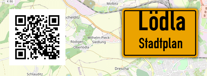 Stadtplan Lödla