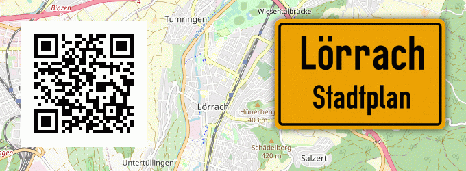 Stadtplan Lörrach