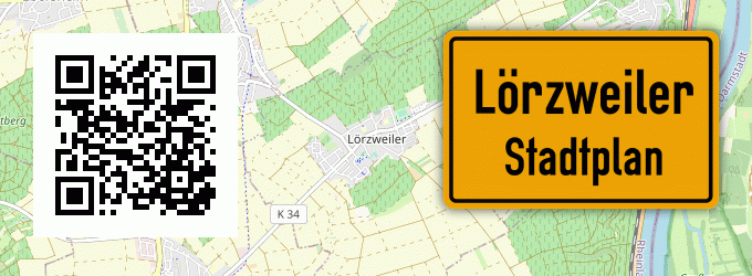 Stadtplan Lörzweiler