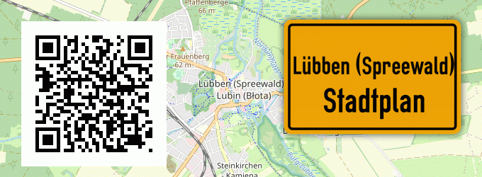 Stadtplan Lübben (Spreewald)
