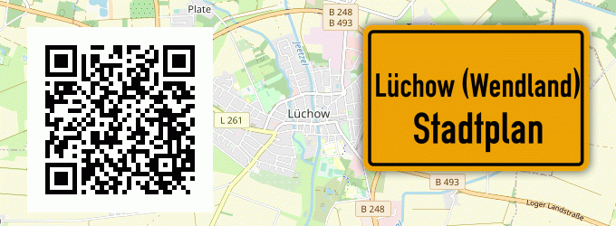 Stadtplan Lüchow (Wendland)