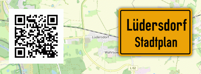 Stadtplan Lüdersdorf, Mecklenburg